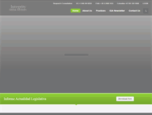 Tablet Screenshot of integrityglobaladvisors.com